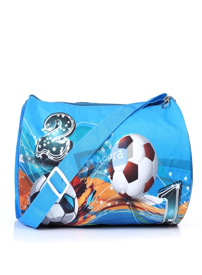 Asera حقيبة سفر أسيرا مكونة من 6 قطع للأطفال/الأولاد/البنات | حقيبة متينة بتصميم مميز | مثالية للسفر واللعب | هدايا تذكارية لحفلات أعياد ميلاد الأطفال (كرة القدم) - Image 5